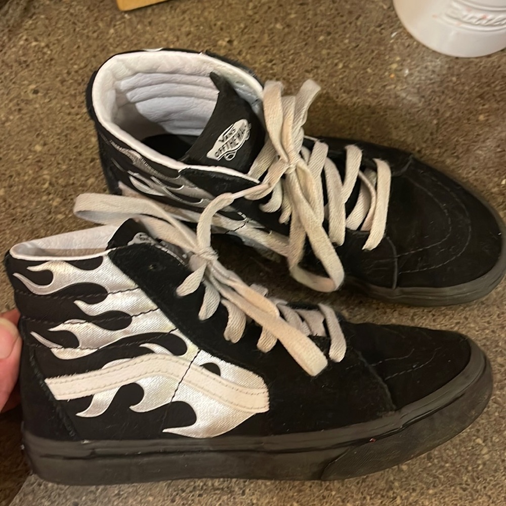 Black Suede Vans Kid’s Size 3